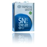 TOYOTA Motor Oil SN 0W20 (Япония) 4л.