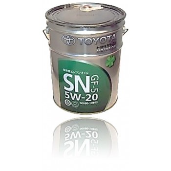 TOYOTA Motor Oil SN 5W20 (Япония) 20 л.