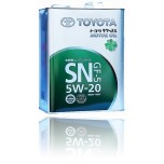 TOYOTA Motor Oil SN 5W20 (Япония) 4 л.
